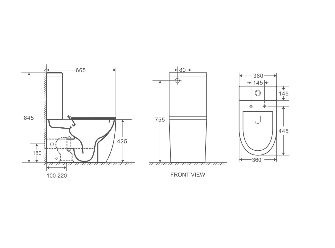 Hani - Back to Wall Toilet
