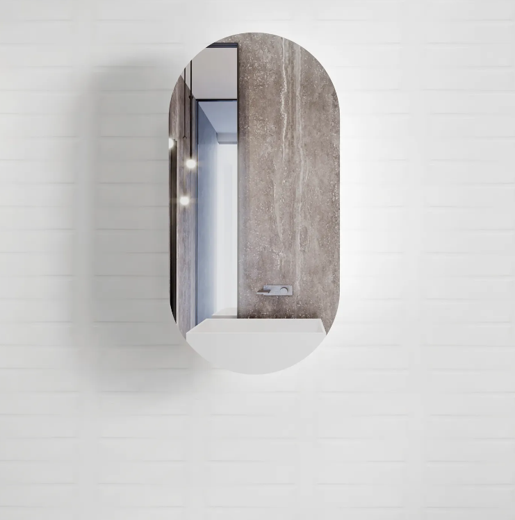 SOV9045 - NOOSA SHAVING CABINET MATTE WHITE
