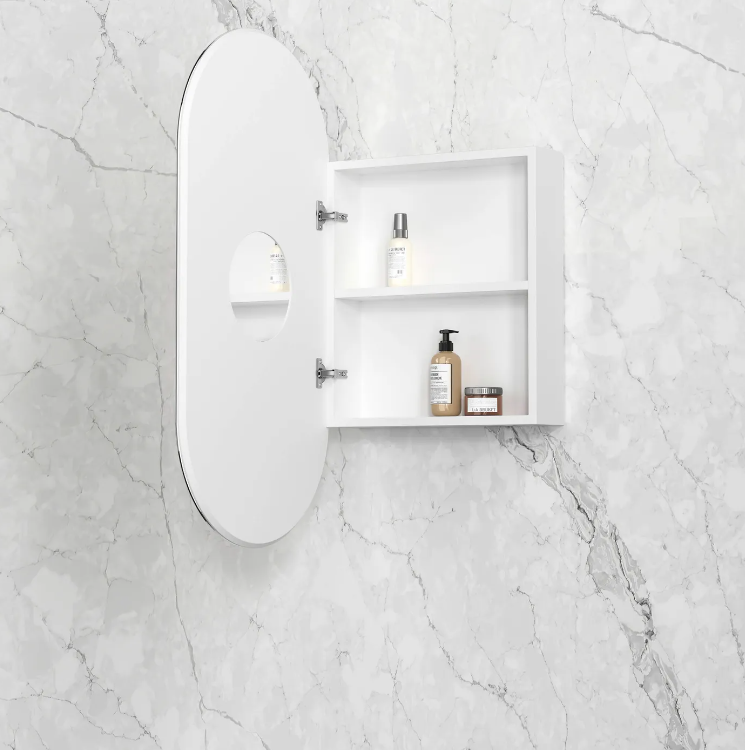 SOV9045 - NOOSA SHAVING CABINET MATTE WHITE
