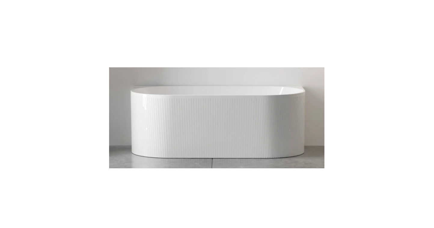 ATTICA NOOSA BATH BTW MULTIFIT 1700 MATT WHITE/GLOSS WHITE