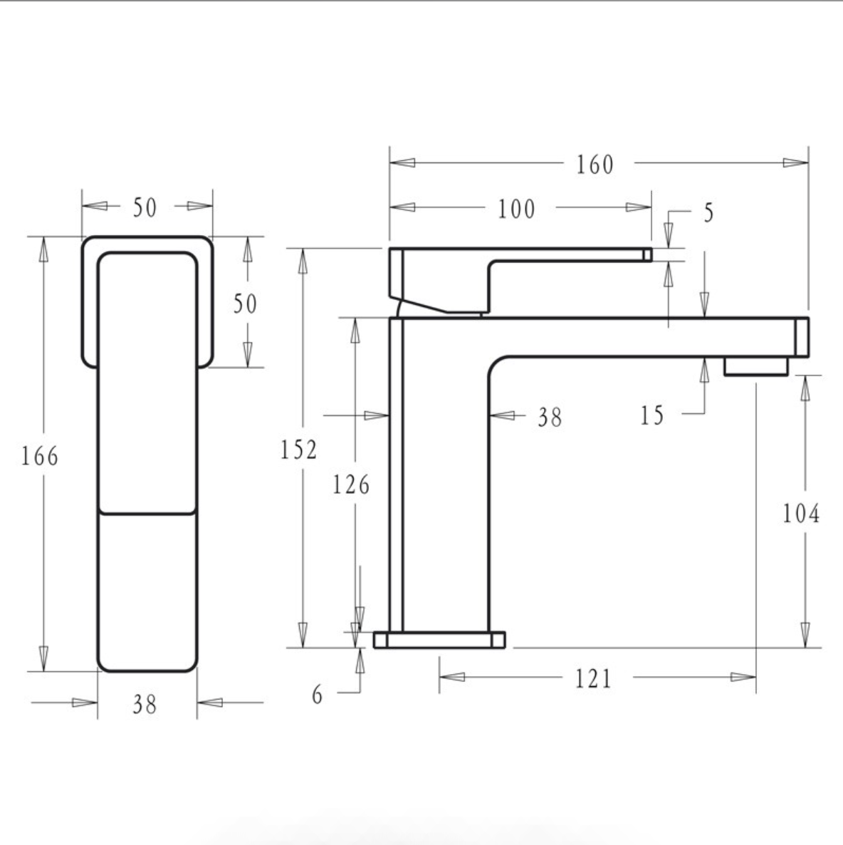 IKON/ CERAM BASIN MIXER - HYB636-201