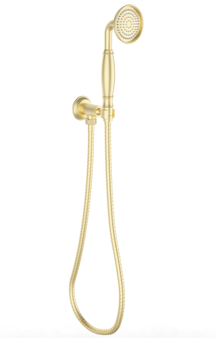 Clasico Hand Shower On Wall Outlet Bracket. HPA868-101-1