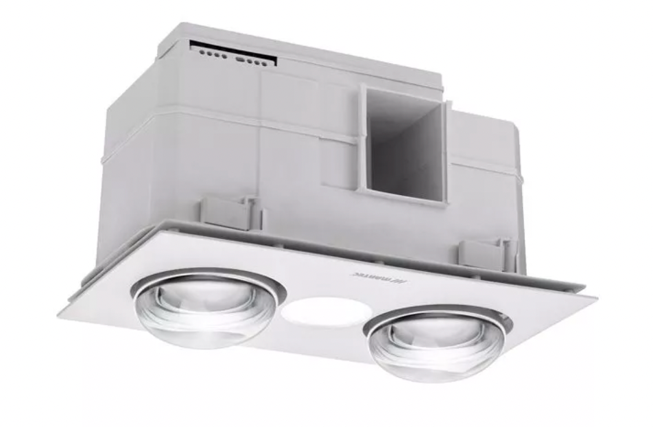 Forme 2 – 3 in 1 Bathroom Heater and Exhaust Fan with Tricolour LED Light