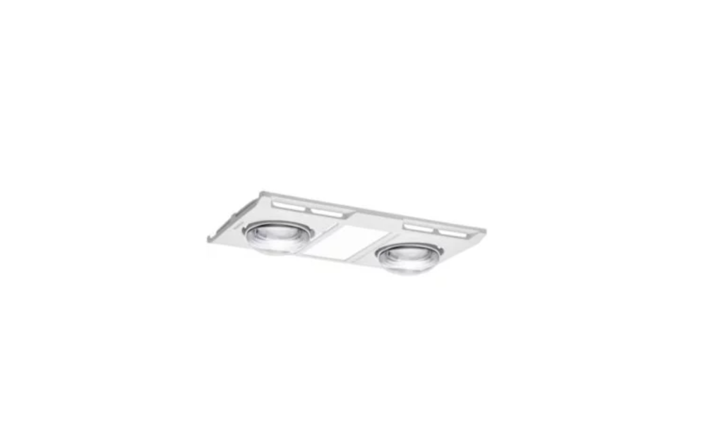 Profile Panel 2 High Performance Heater Fan Exhaust with 12W Tricolour LED Light