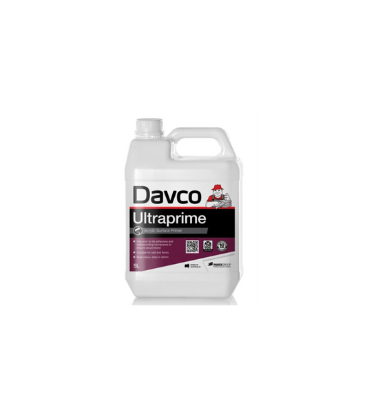 Davco 5L Ultraprime Primer Blue Colour Liquid Acts As A Prime And Sealer