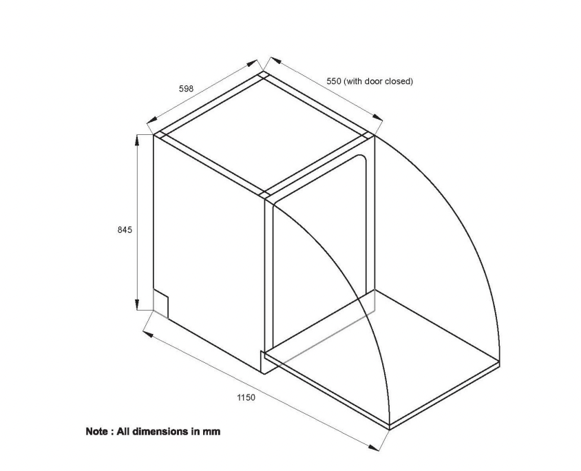 FULLY INTEGRATED DISHWASHER - 600MM 14 PLACE SETTINGS