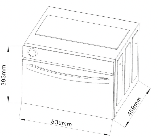 FREESTANDING STEAM OVEN - WHITE GLASS