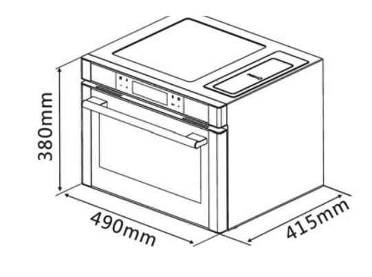 FREESTANDING COMBI STEAM OVEN - BLACK