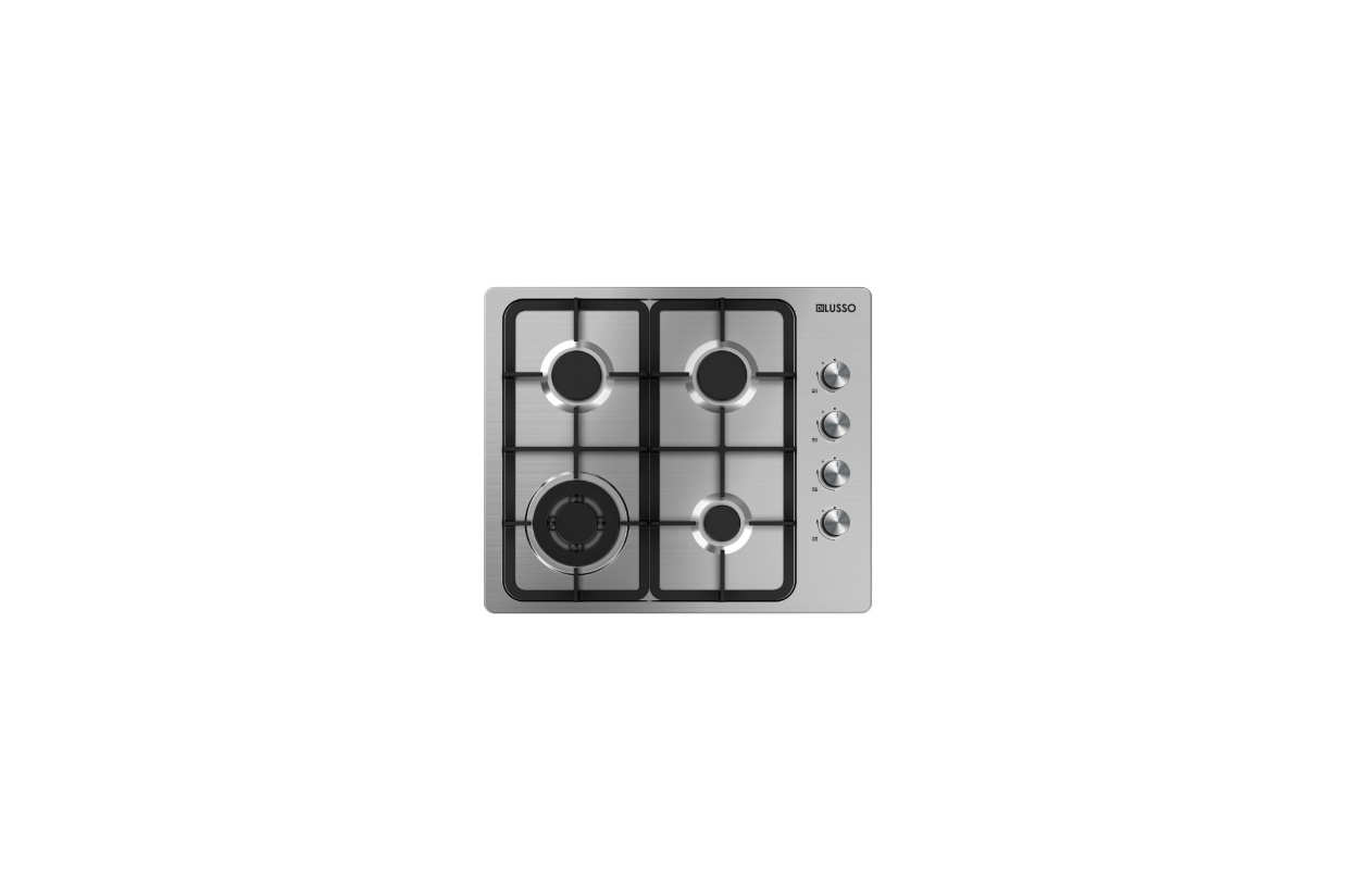 GAS COOKTOP - 600MM SS CAST IRON TRIVETS