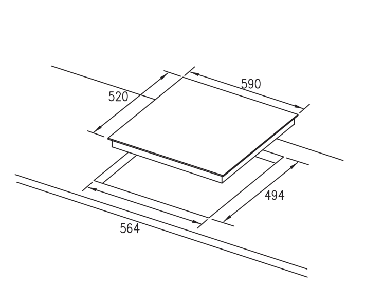 CERAMIC COOKTOP - 600MM TOUCH CONTROL
