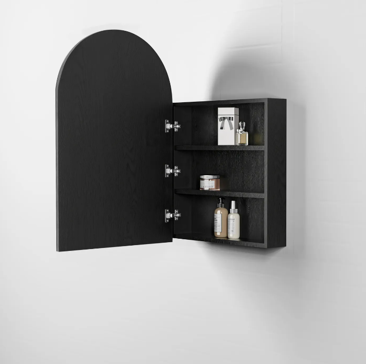 ARSV9060B - ARCHIE SHAVING CABINET 900X600X120 BLACK OAK