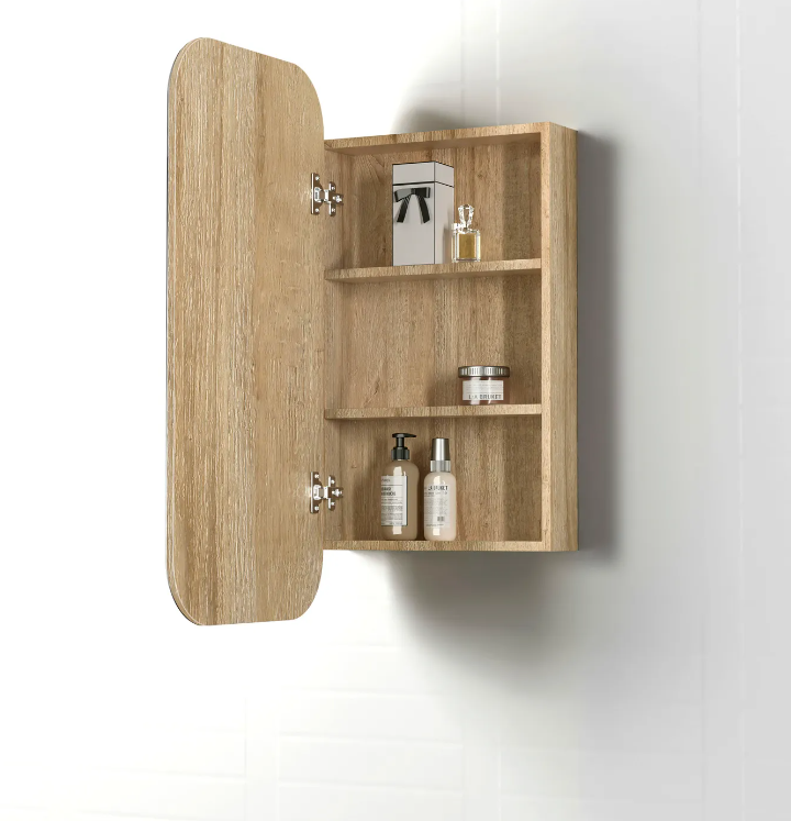 SSQ9045N - NEWPORT SHAVING CABINET NATURAL OAK