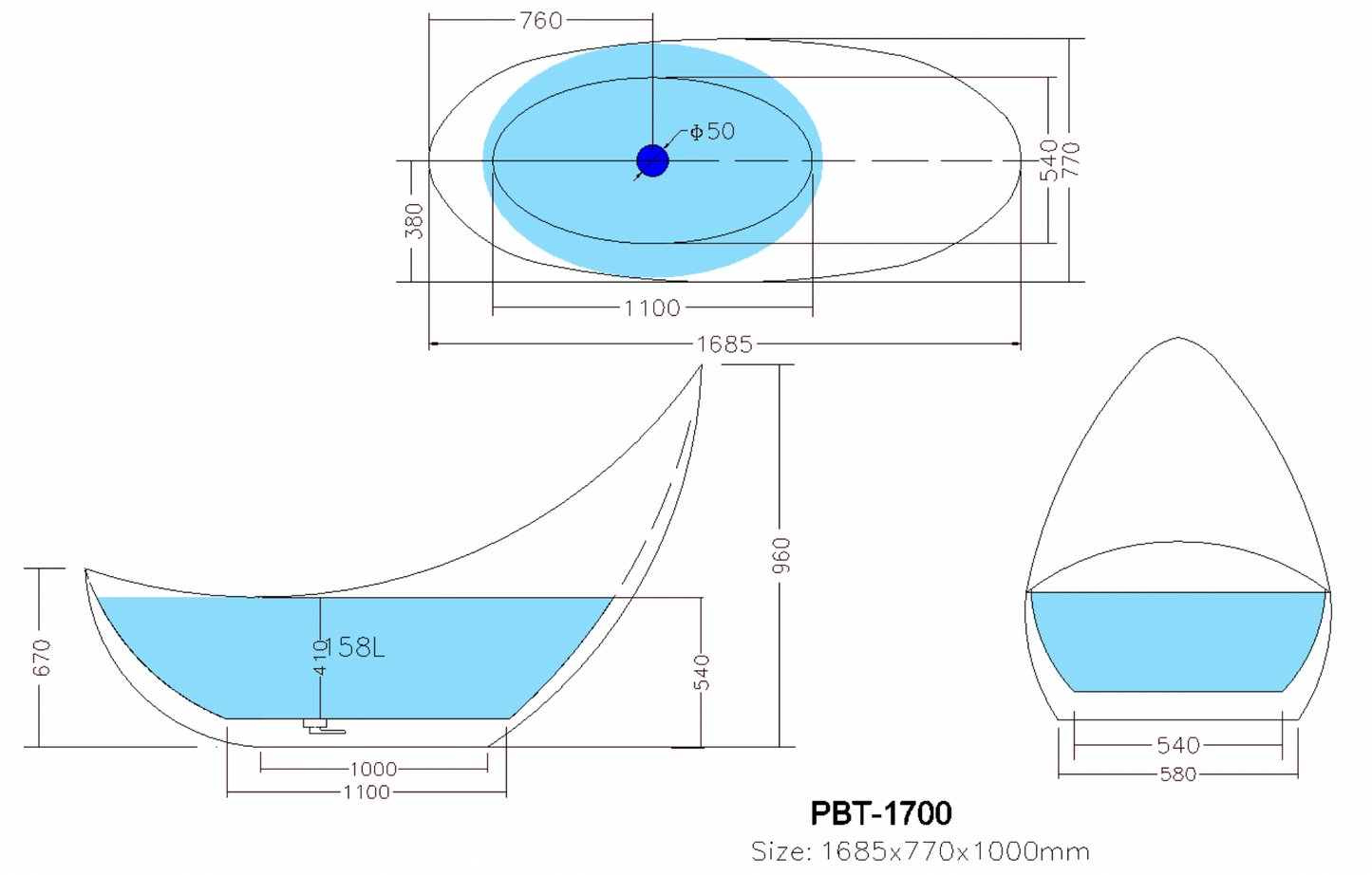 Posh PBT1680