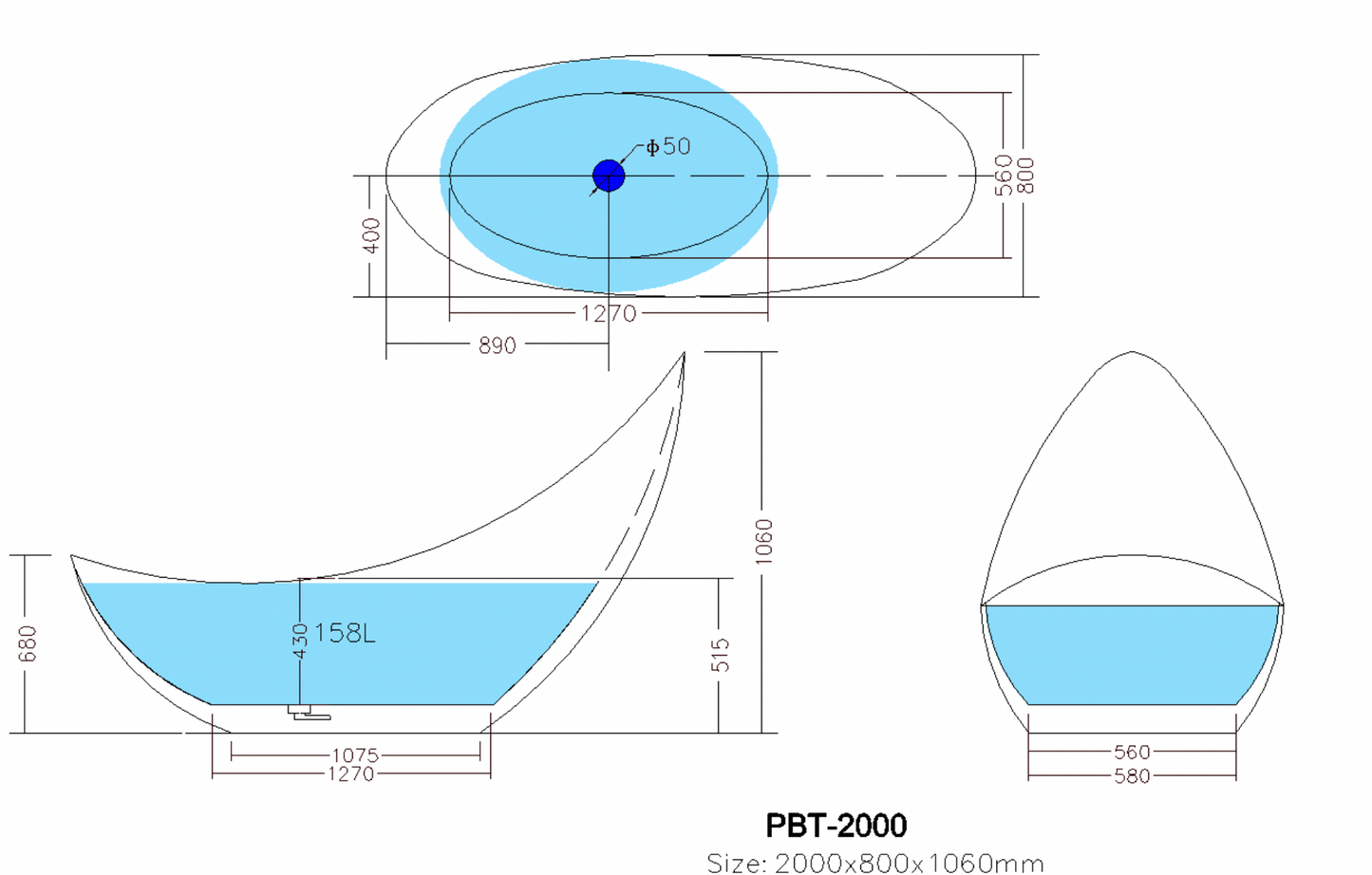 Posh PBT2000