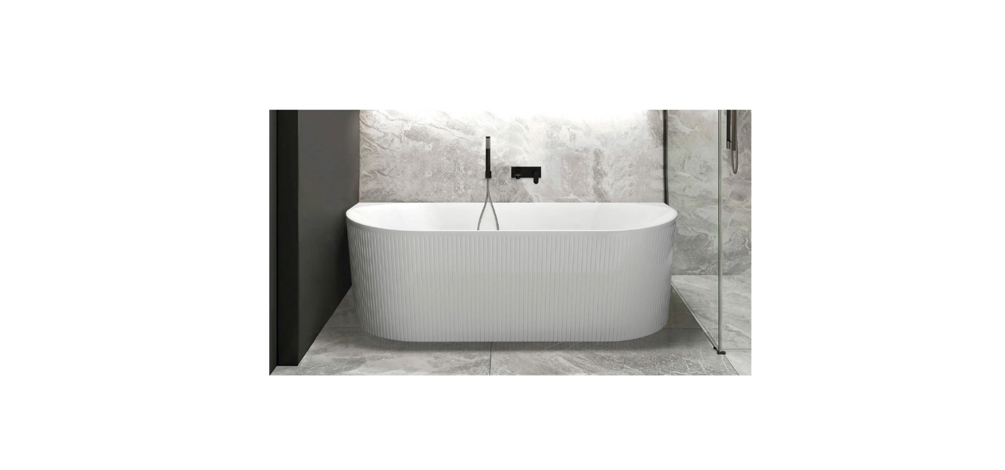 ATTICA NOOSA BATH BTW MULTIFIT 1500 MATT WHITE/GLOSS WHITE