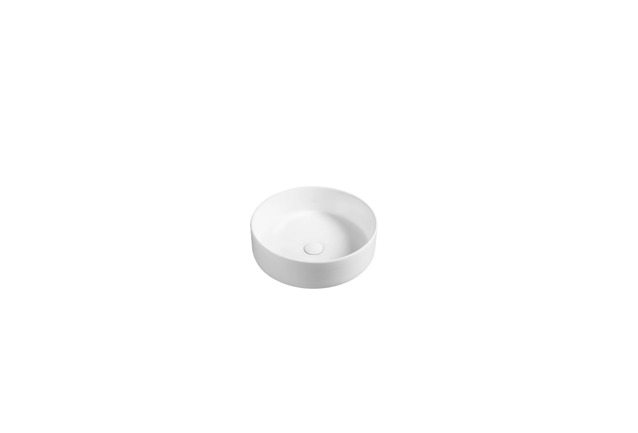 RADIUS ROUND BASIN 355X355 MATT WHITE