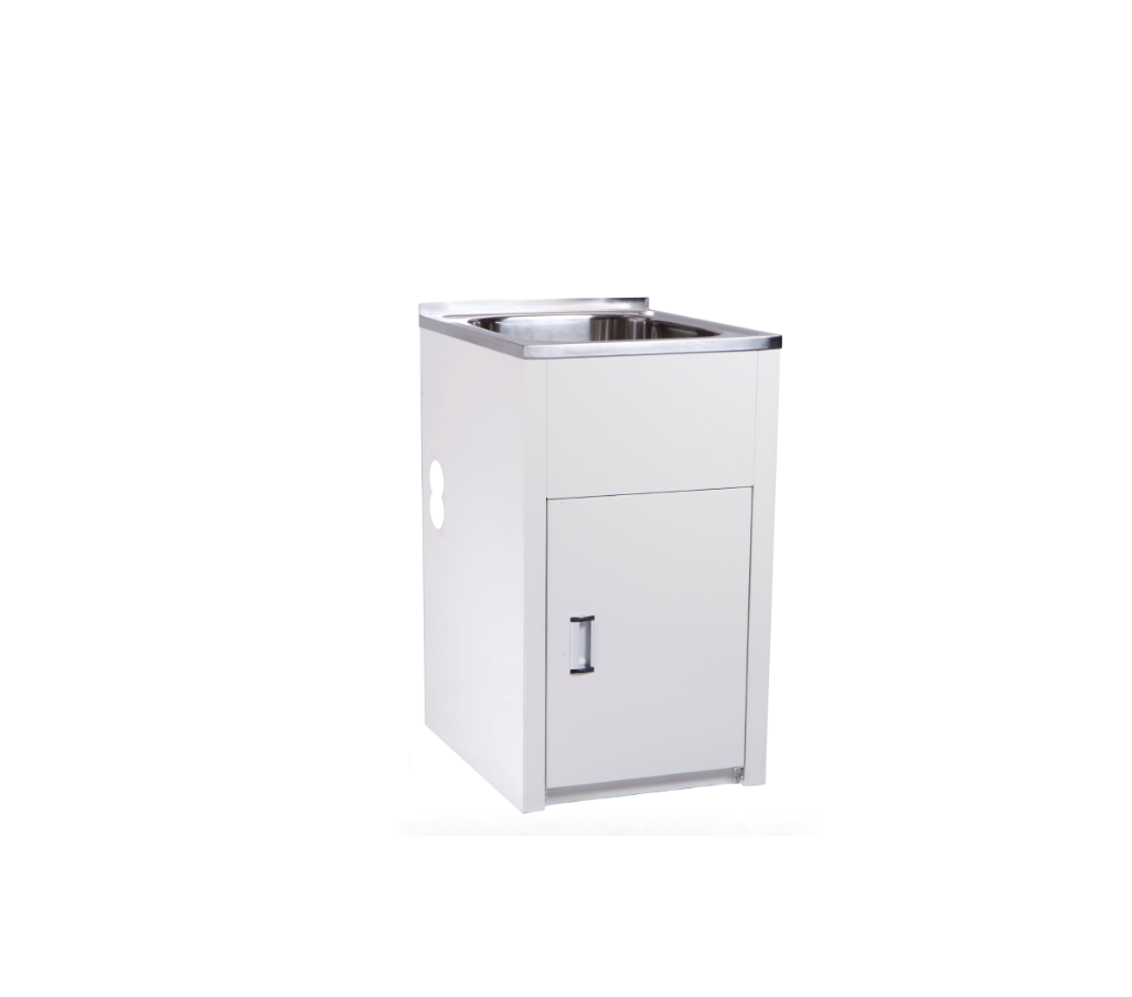 35L COMPACT LAUNDRY TUB & CABINET WITH SIDE HOLE- YH235L-H