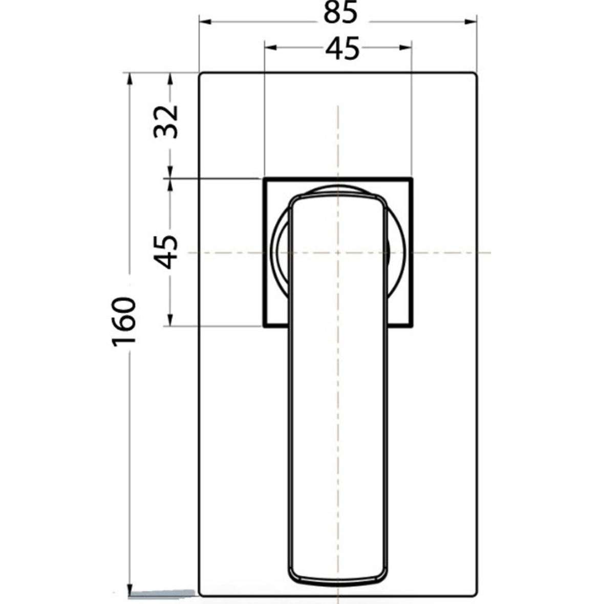 AIKO WALL MIXER - PMS3001