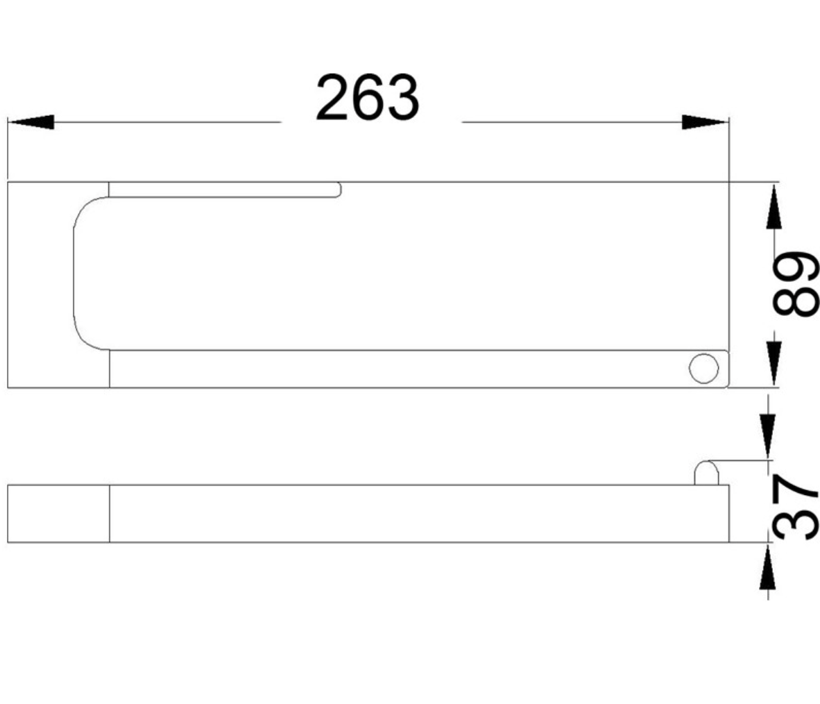 IKON/ SETO TOWEL BAR - 3808