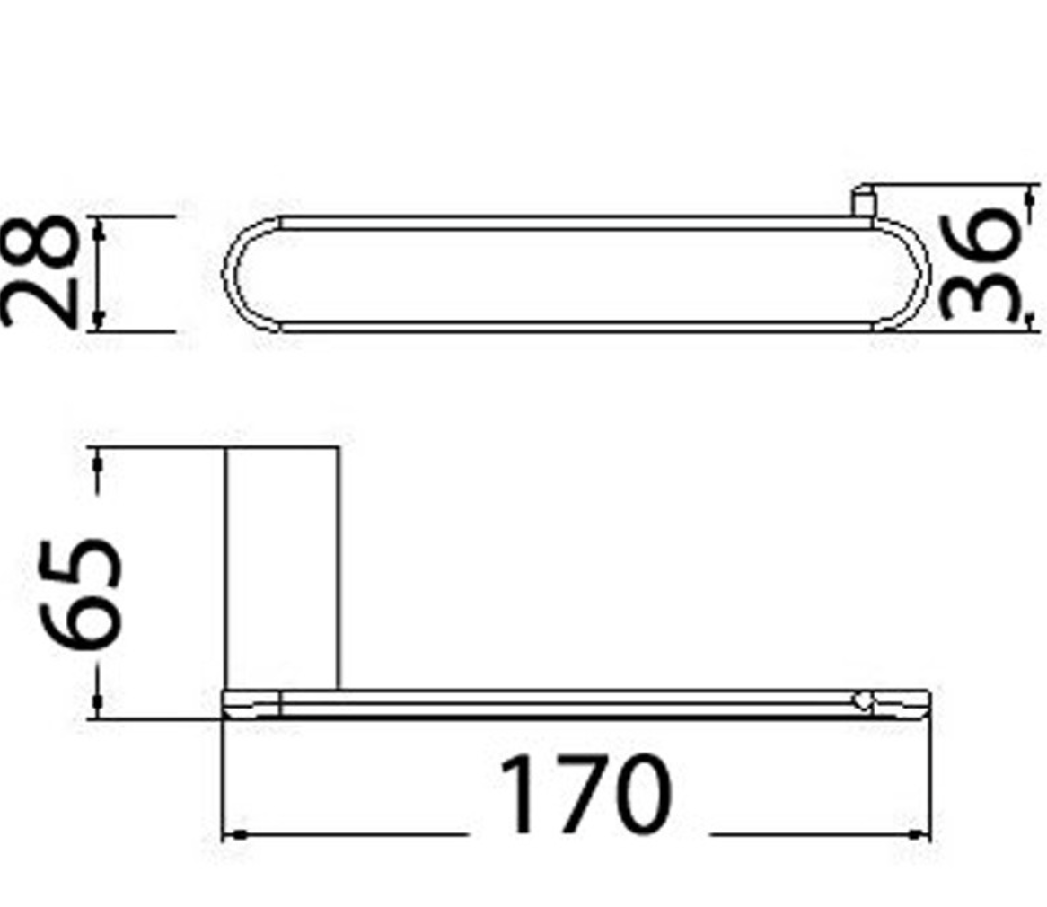 DOVE TOILET ROLL HOLDER - 7311