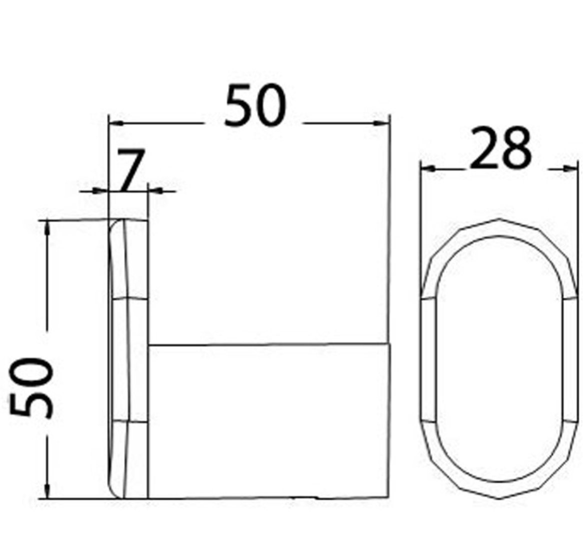 DOVE ROBE HOOK - 7310