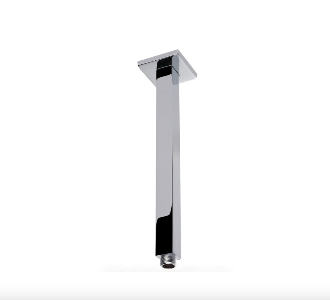 SQUARE VERTICAL SHOWER ARM 310mm - PRY002