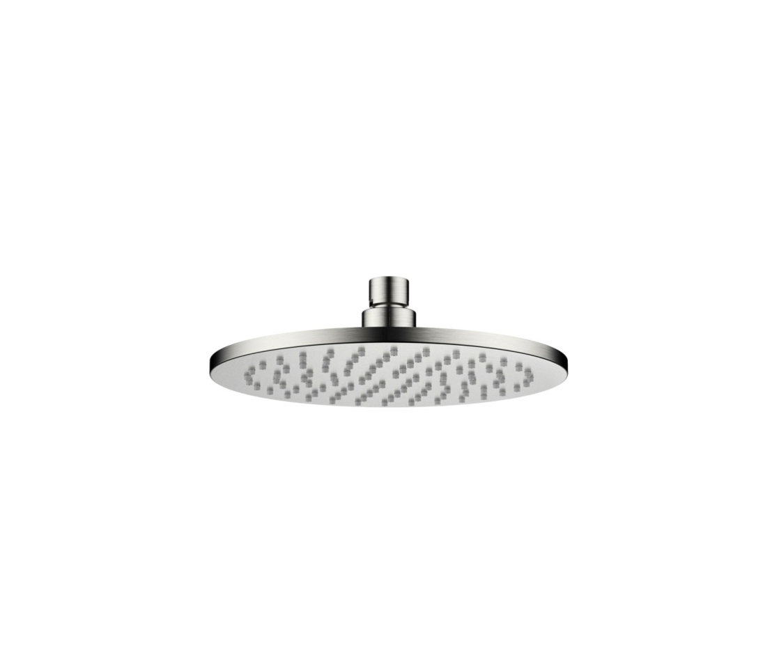 CORA ROUND BRASS SHOWER HEAD 200mm - PRB1056N-BN