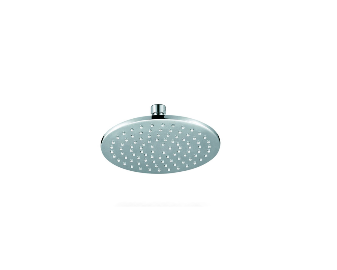 CORA ROUND BRASS SHOWER HEAD 200mm - PRB1056N