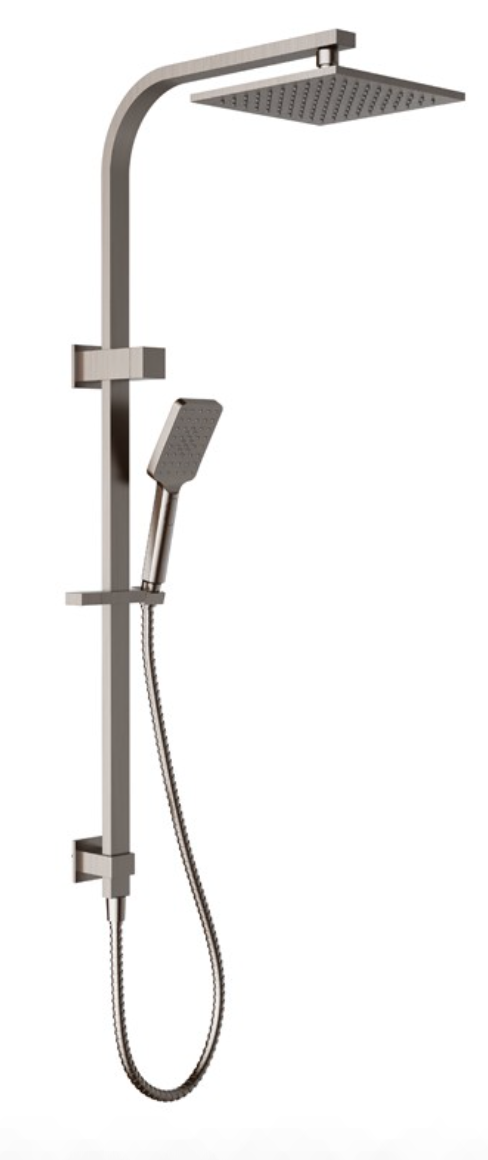 EDEN SQUARE MULTIFUNCTION SHOWER SET( TWO HOSES) - PHC7111S