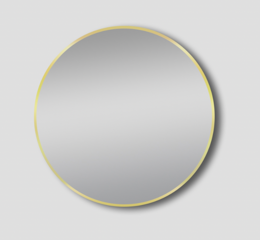 Matte Brushed Gold NON-Luminous Mirror