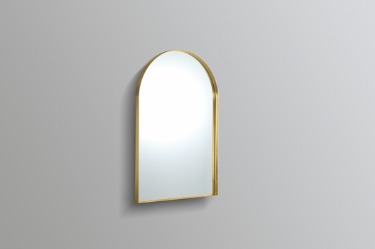 Oliva Arch Yellow Gold Frame Mirror KAR6090F-BG
