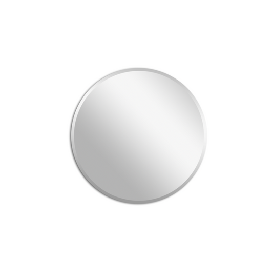 Bevel Edge Round Mirror