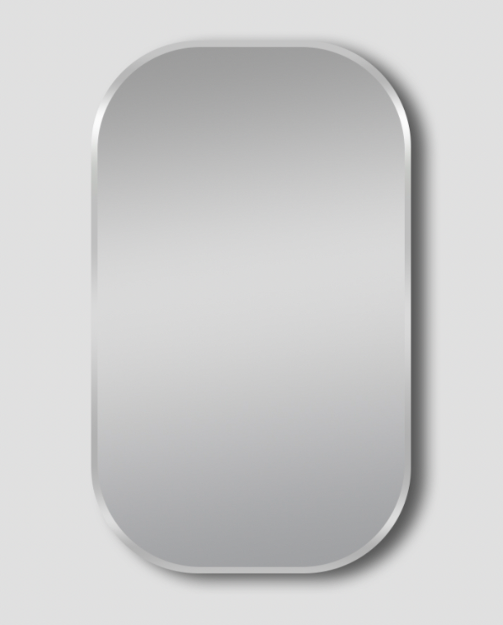 Framed Mirror Matte Brushed Nickel