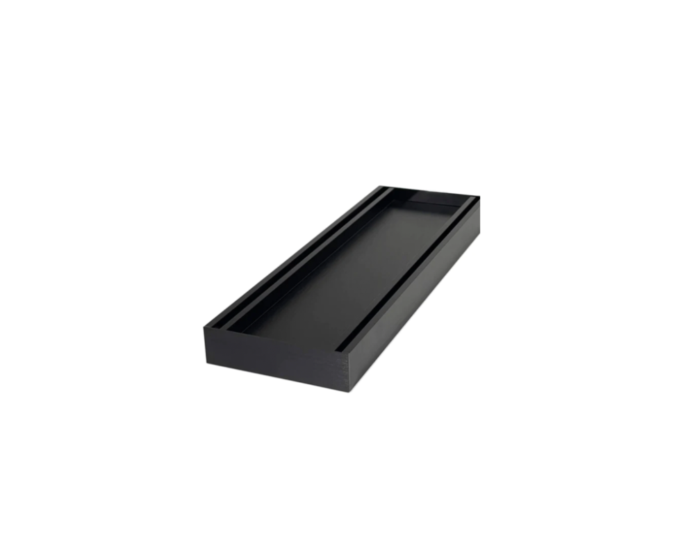 BRUSHED BLACK TILES INSERT 35mm