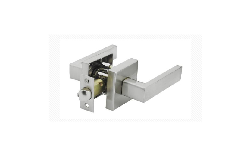 Gordon Square Passage Lever Lock Handle