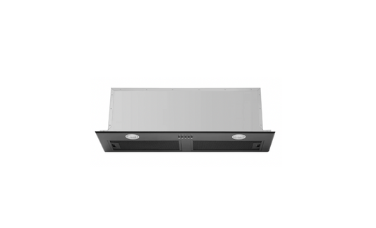 CONCEALED BLACK RANGEHOOD - 900MM