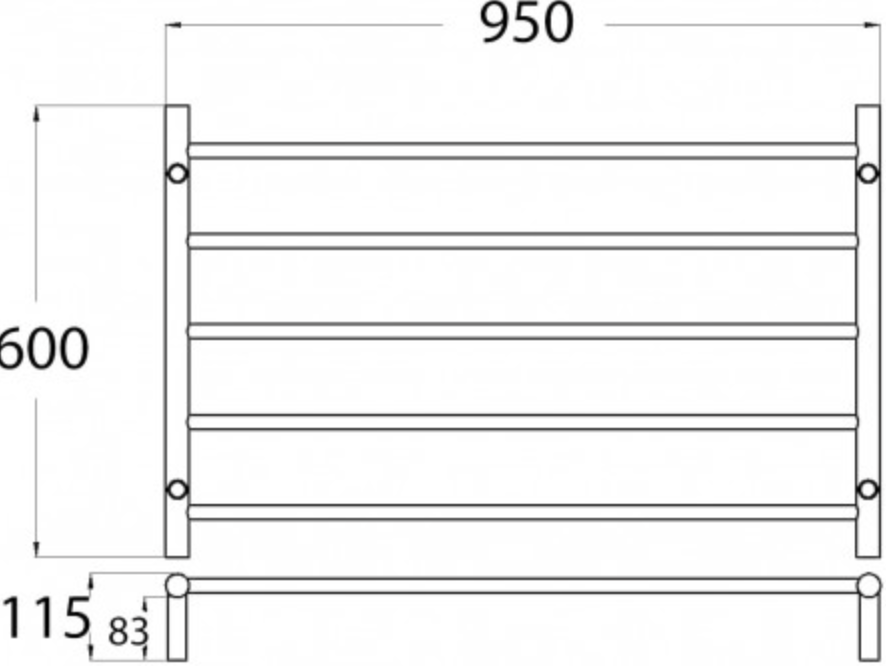 HEATED TOWEL RAIL - HTR-R6C