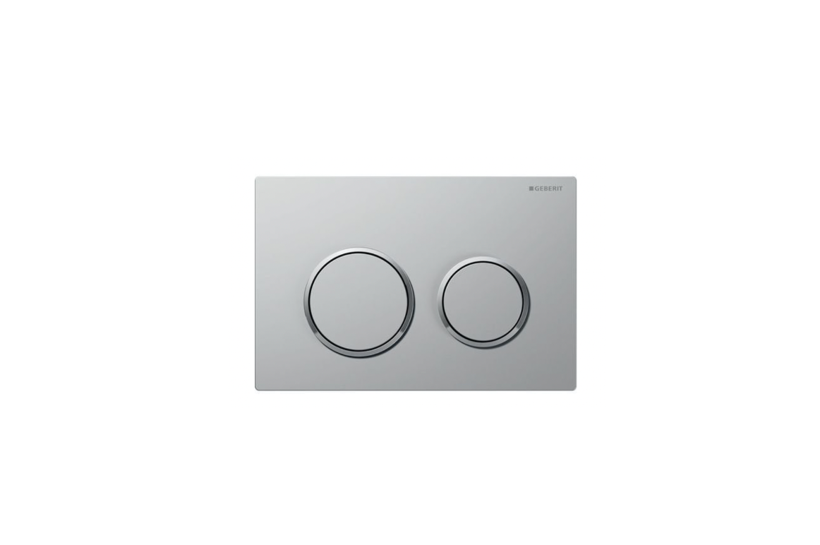 Geberit Kappa21 – Matt Chrome Plate with Chrome Trim