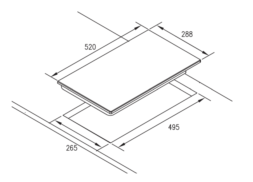 CERAMIC COOKTOP - 300MM TOUCH CONTROL